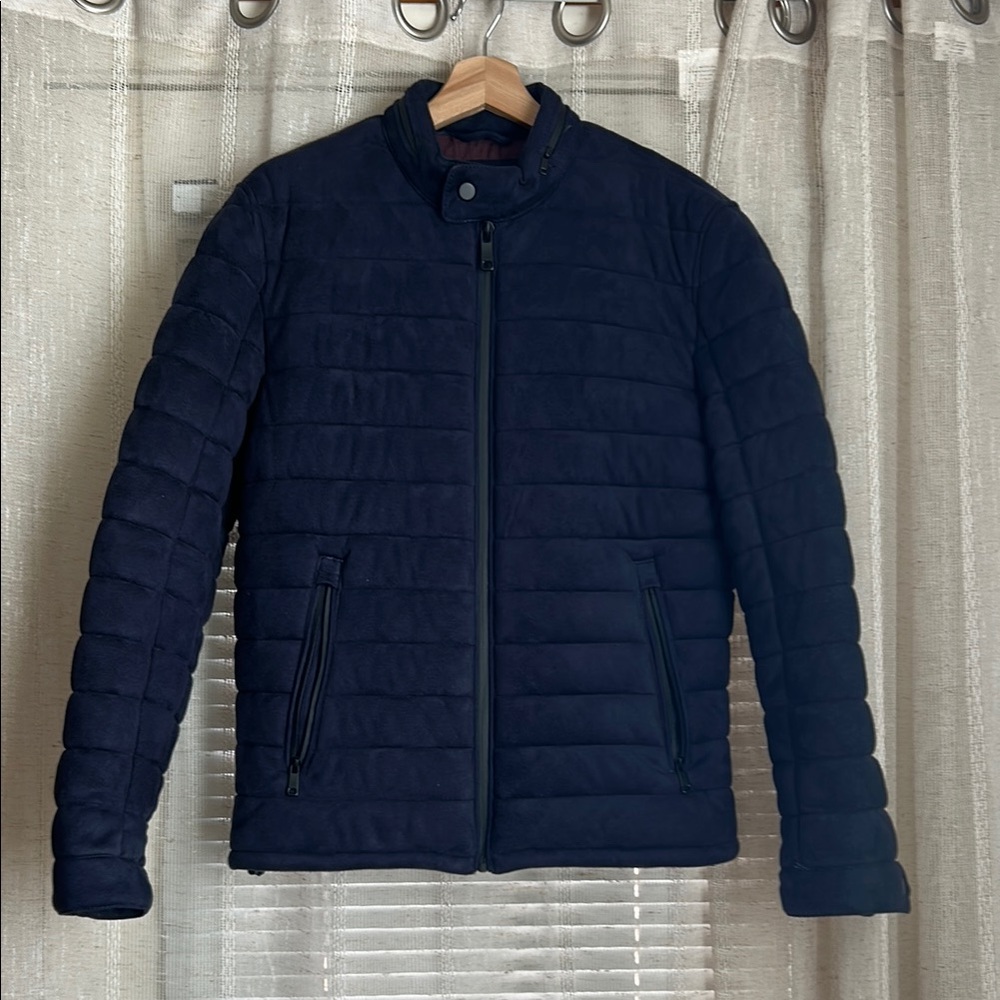Zara Jacket men’s with Stand-Up Collar. Like New